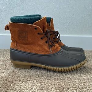 LaCrosse Brown Suede and Black Winter Boots